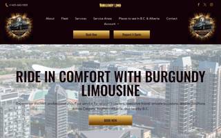 Burgundy Limousine