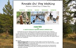 Ramble On! Dog Walking