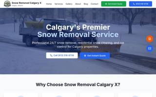 Snow Removal Calgary X